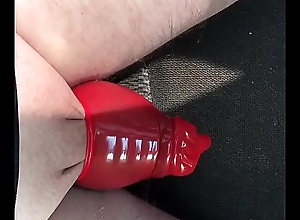 Cock rubber pissing while driving
